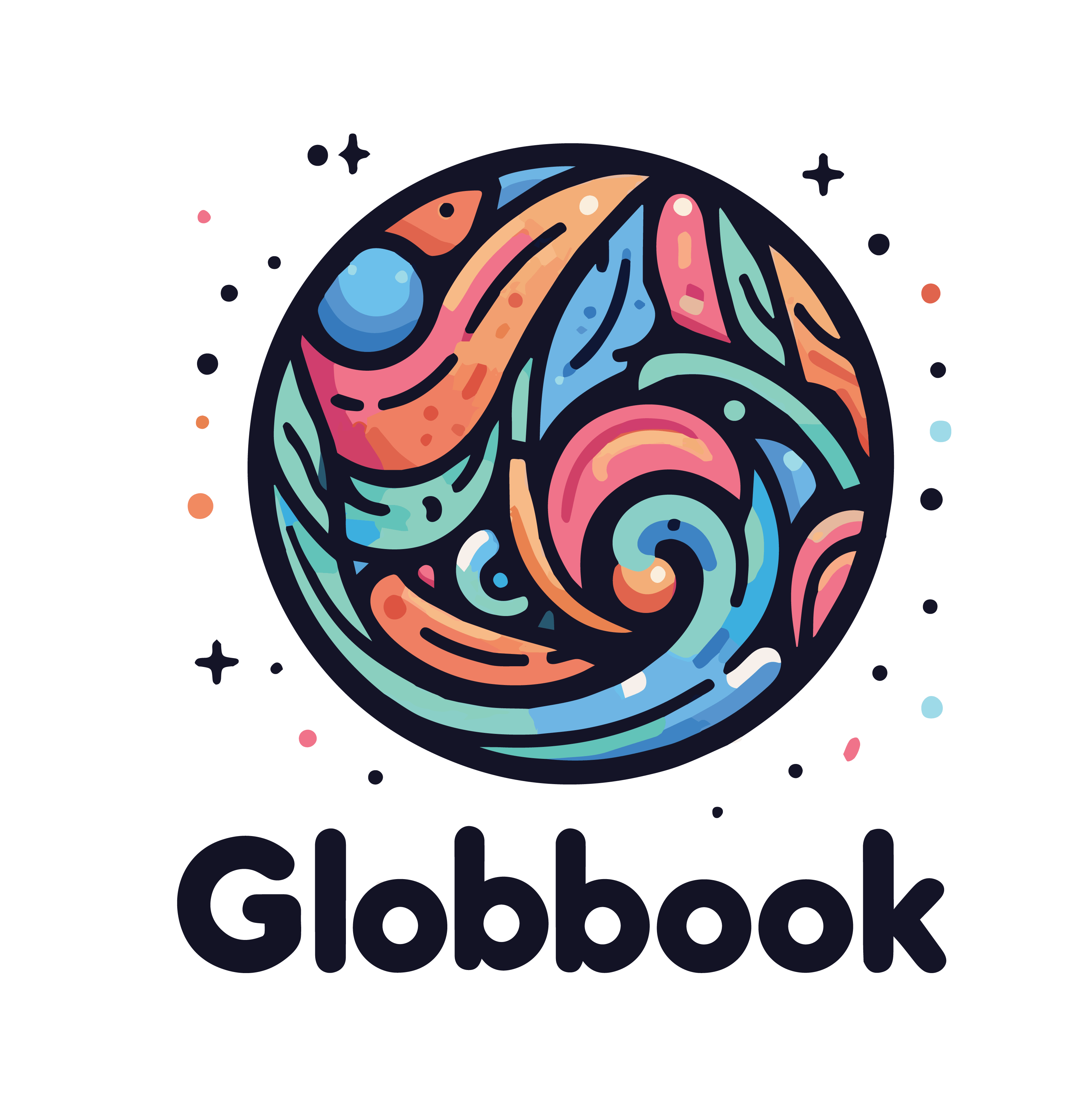 Globbook Social Media Network 1:1 Transp.